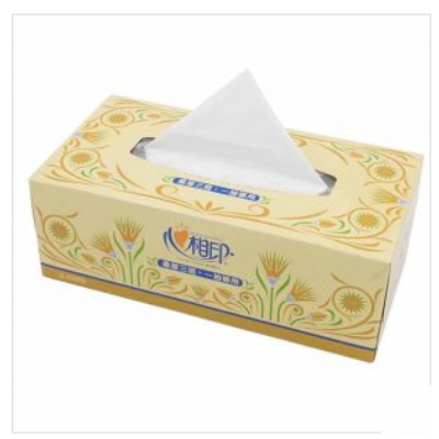 心相印抽紙F(tuán)T18090 硬盒抽紙辦公商用紙巾面巾紙單盒3層抽紙90抽（6盒裝）抽紙F(tuán)T18090